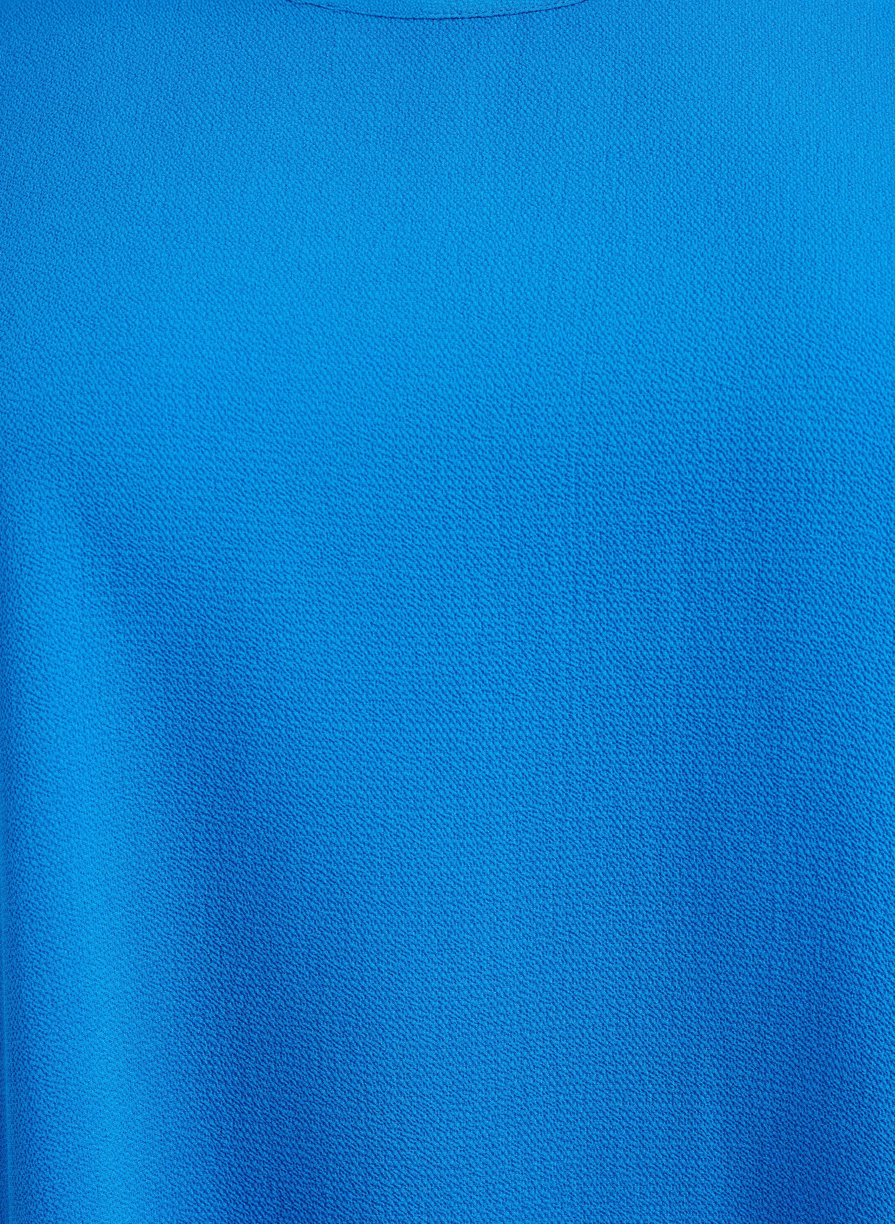 ZizziBluse mit kurzen &Auml;rmeln und Rundhalsausschnitt, Blau, Packshot image number 2