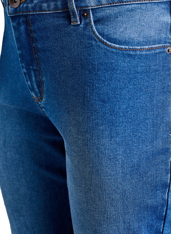 Emily slim fit Denim-Caprihose, Blau, Packshot image number 2