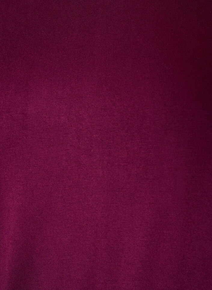 Bluse aus Jersey mit ellbogenlangen Ballon&auml;rmeln, Lila, Packshot image number 2
