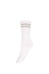 Gestreifte Socken aus Baumwolle, Wei&szlig;, Packshot image number 0