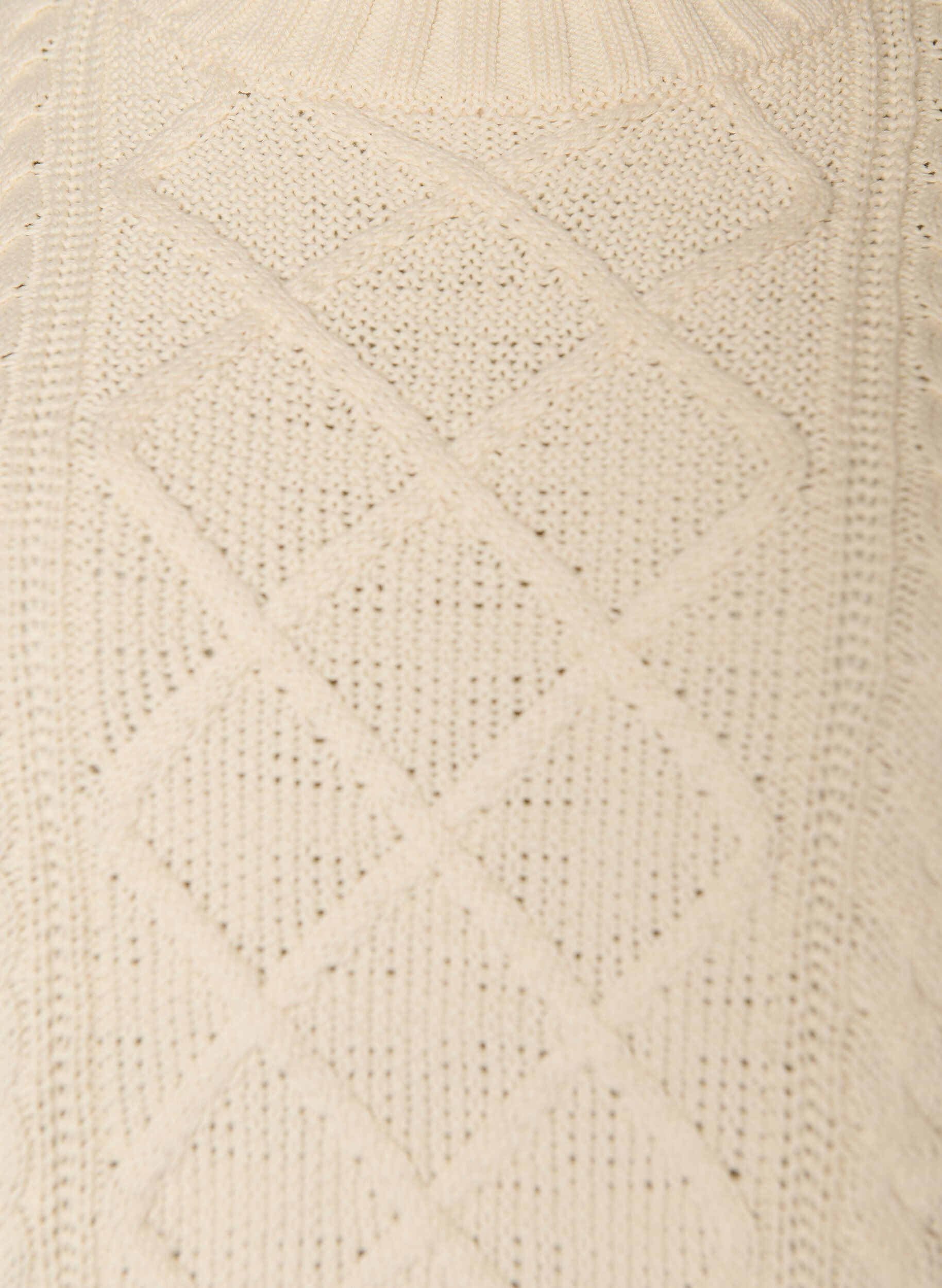 ZizziPullover mit Zopfmuster, Vanille, Packshot image number 2