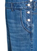 Jeans-Latzhose mit weitem Bein, Blau, Packshot image number 4