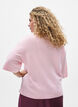 Locker sitzende Strickshirt mit kurzen &Auml;rmeln, Rot, Model image number 2
