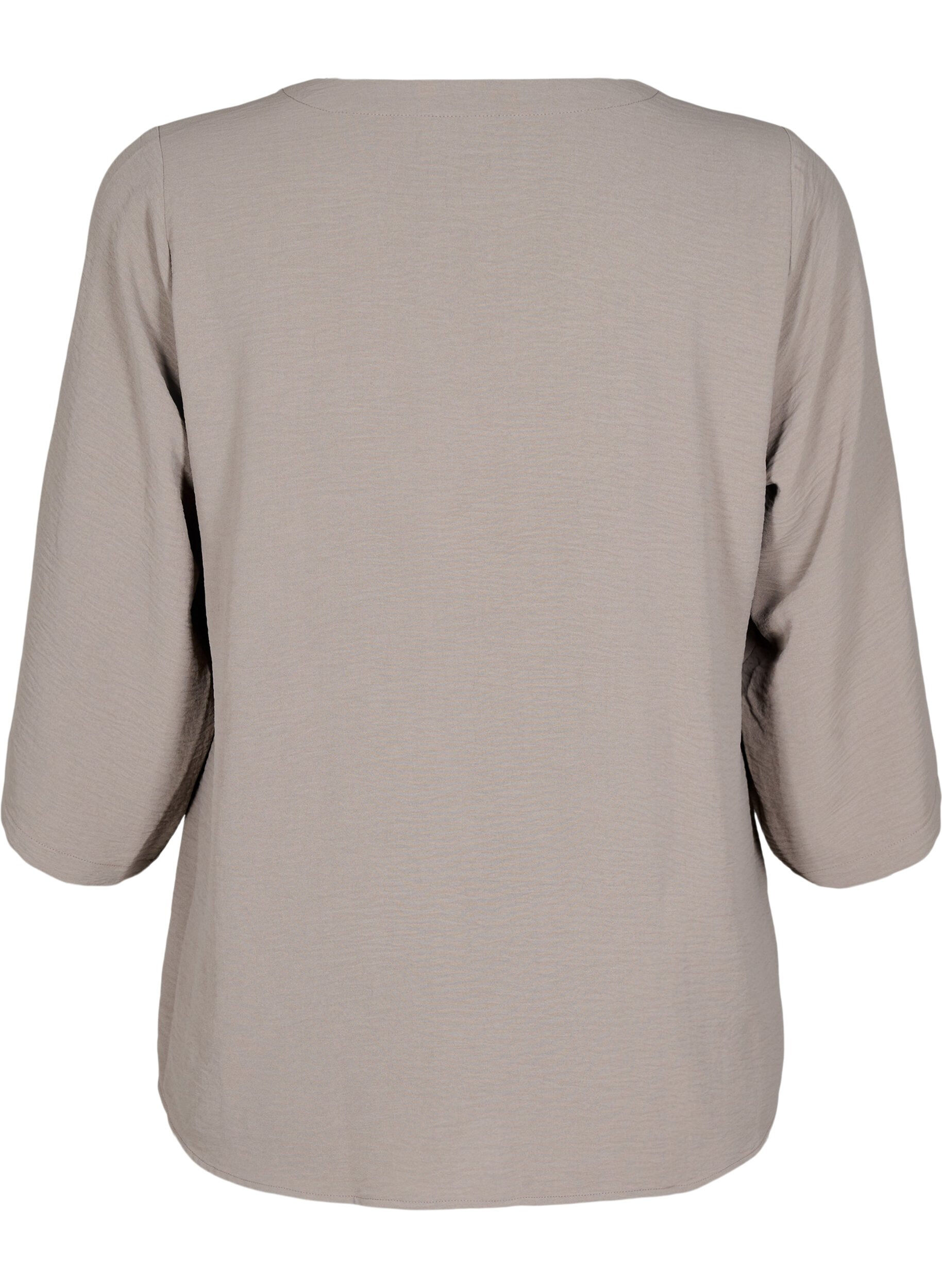 ZizziFLASH - Bluse mit 3/4-&Auml;rmeln, Beige, Packshot image number 1