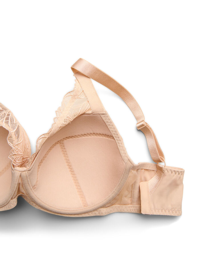 Gepolsterter Spitzen-BH mit B&uuml;gel, Beige, Packshot image number 3