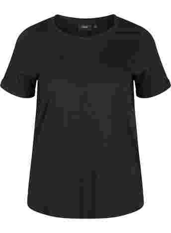 Basic-T-Shirt aus Baumwolle