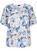 Bluse mit Druck, Blau, Packshot image number 0