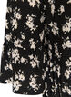Kurzes A-Linien-Kleid aus Jersey mit Allover-Print, Schwarz, Packshot image number 3