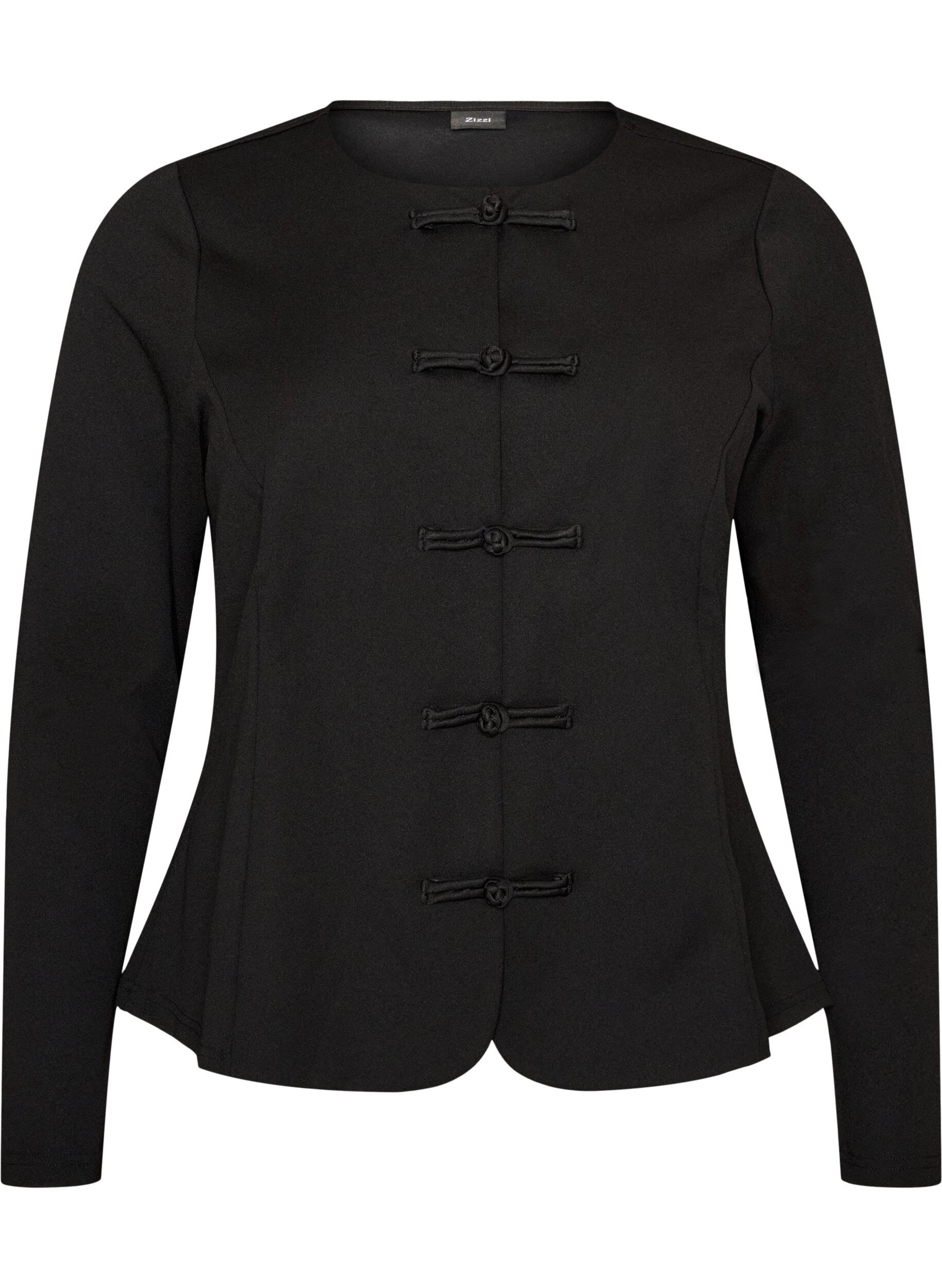 Figurbetonter Cardigan mit Knotenverschl&uuml;ssen
