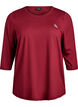 Trainingsshirt mit 3/4-&Auml;rmeln, Rot, Packshot image number 0