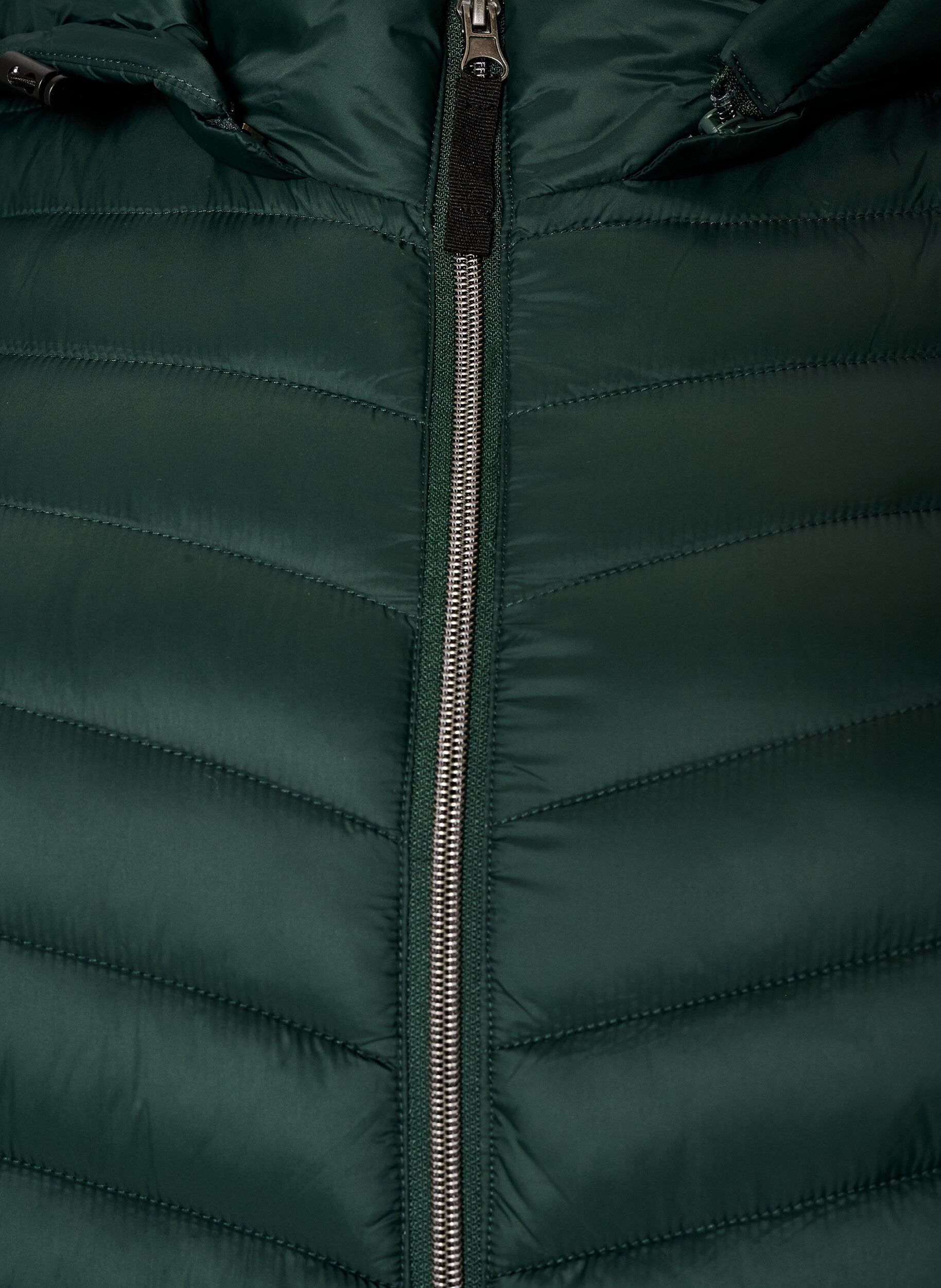ZizziLeichte Jacke mit Taschen und abnehmbarer Kapuze, Gr&uuml;n, Packshot image number 2