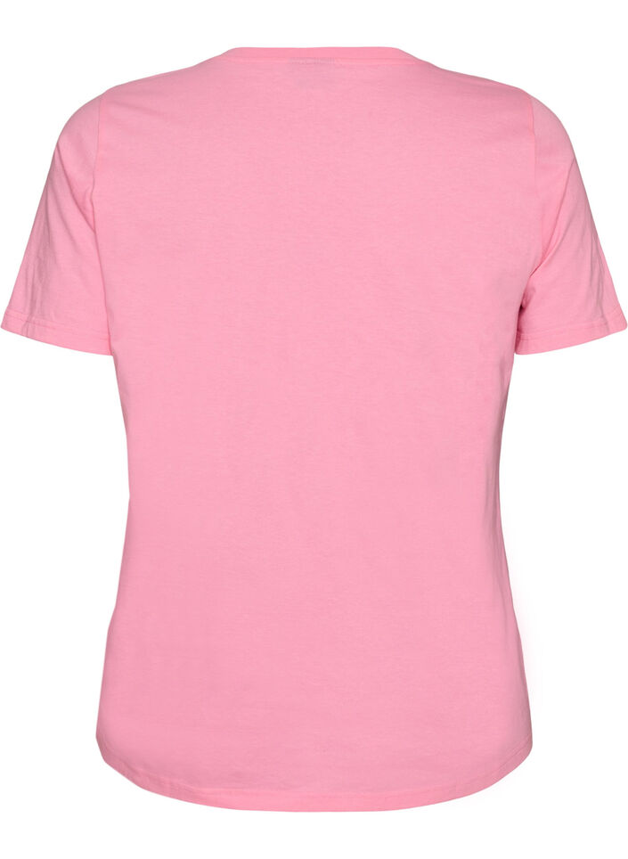 T-Shirt aus Bio-Baumwolle mit Tomaten-Print, Pink, Packshot image number 1