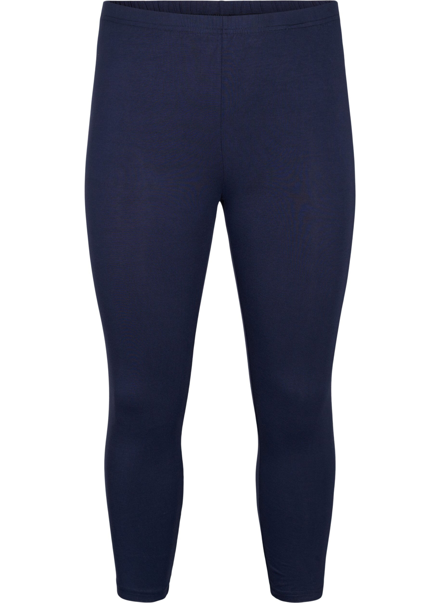 Basic 3/4-Leggings aus Viskose