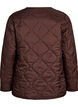 Steppjacke mit Druckkn&ouml;pfen und Rundhalsausschnitt, Braun, Packshot image number 1