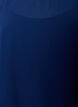 Maxikleid mit R&uuml;schen-Volants und abnehmbarem Cape, Blau, Packshot image number 2