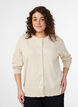 Feinstrick-Strickjacke mit Rundhalsausschnitt, Beige, Model image number 0