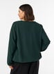 Bluse in Ballon-Silhouette mit V-Ausschnitt, Gr&uuml;n, Model image number 2