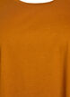 Kurz&auml;rmliges T-Shirt aus einer Baumwollmischung, Orange, Packshot image number 2