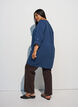 Tunika aus Baumwollmusselin mit Broderie Anglaise, Blau, Model image number 2