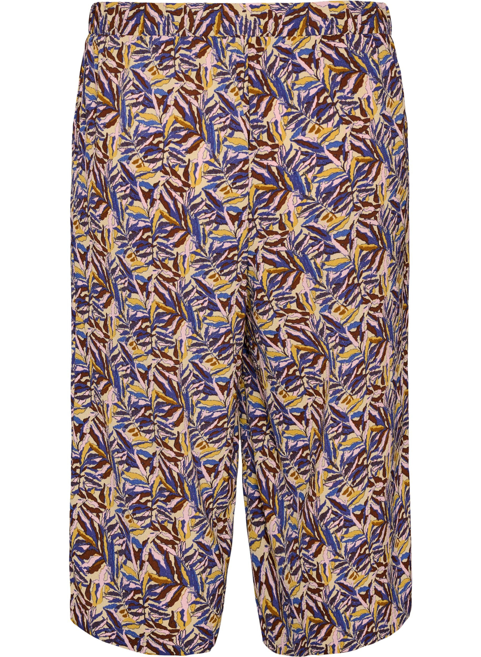 ZizziCulotte-Hose mit Print, Beige, Packshot image number 1