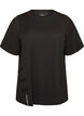 T-Shirt mit Schlitzen und dekorativen Knotenverschl&uuml;ssen, Schwarz, Packshot image number 0