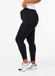 Nahtlose Basic-Leggings, Schwarz, Model image number 0