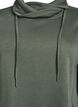 FLASH - Kurzes Sweatshirtkleid mit Stehkragen und Taschen, Grün, Packshot image number 2