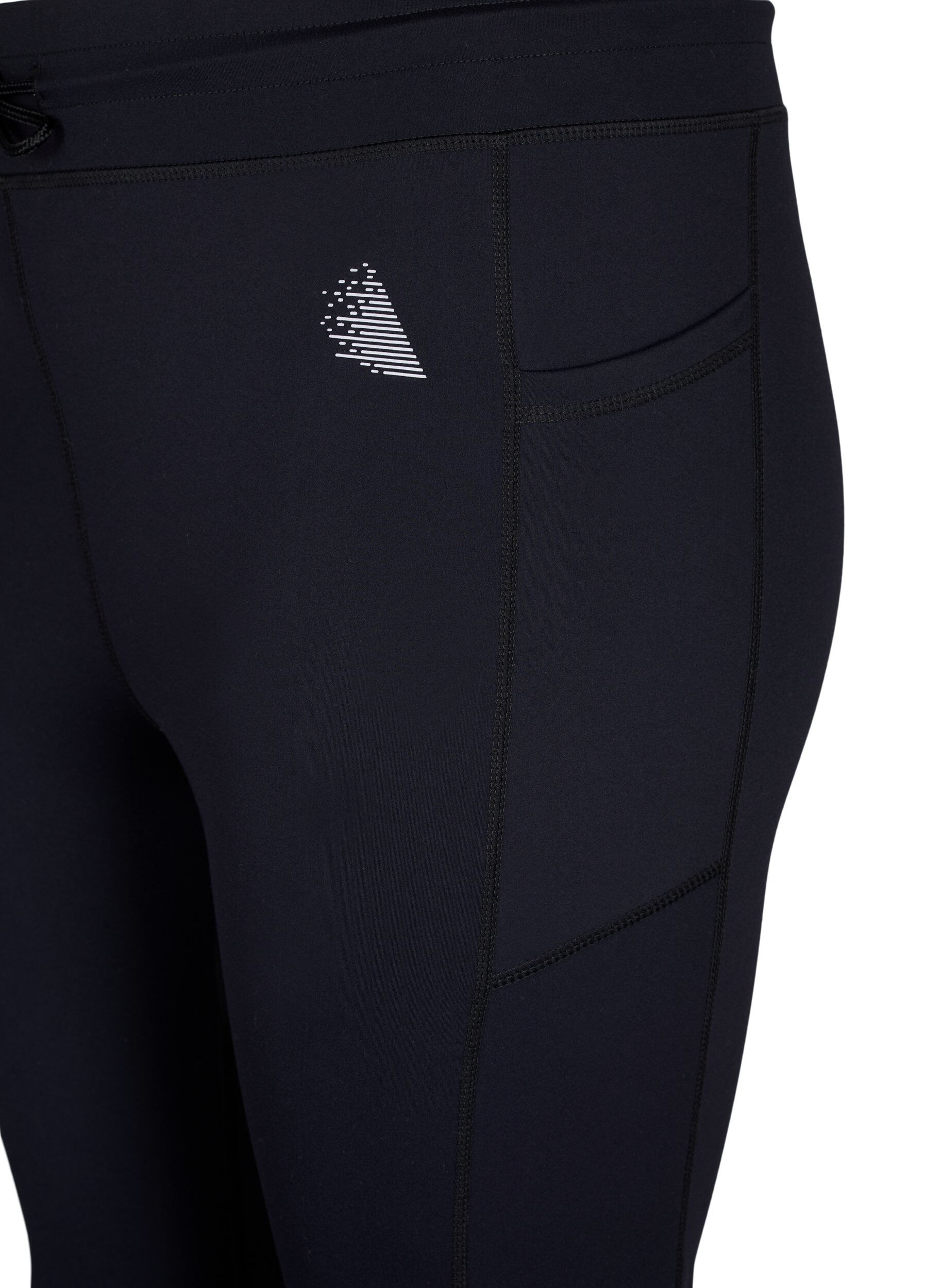 Zizzi7/8-Trainingstights mit Taschen, Schwarz, Packshot image number 2