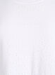 Kurzes Kleid mit Spitzenmuster und Lagenrock, Wei&szlig;, Packshot image number 2
