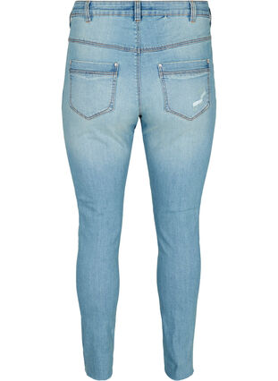 Extra Slim Fit Sanna Jeans mit Waschung, Light blue denim, Packshot image number 1