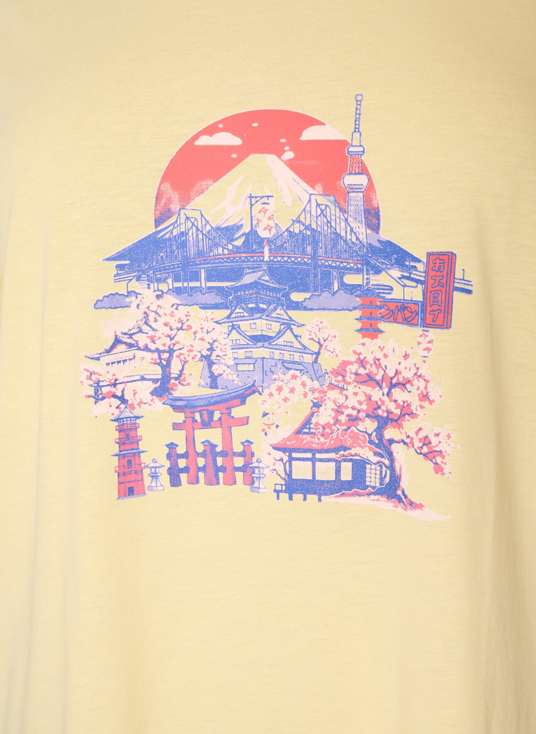 ZizziT-Shirt mit Print, Gelb, Packshot image number 2