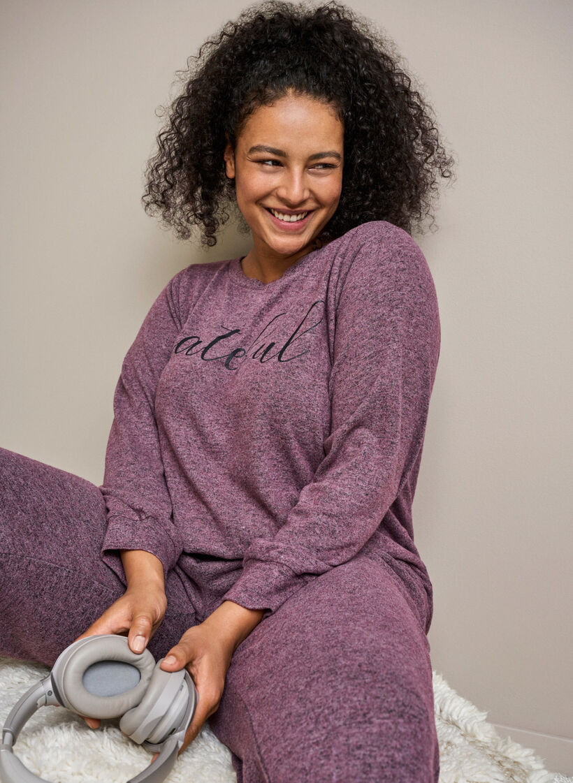 Melange-Bluse aus Viskosemischung, Port Royal Mel, Image image number 0