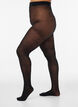 Gebl&uuml;mte Strumpfhose, 30 den, Schwarz, Packshot image number 0
