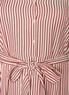 Kn&ouml;chellanges Hemdblusenkleid mit Bindeg&uuml;rtel und Streifen, Rot, Packshot image number 2