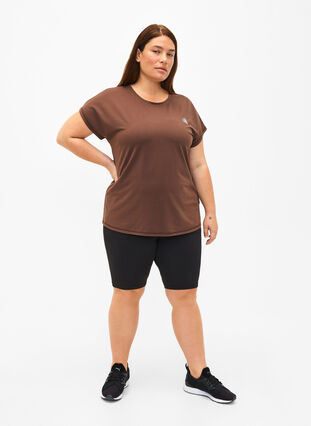 Kurzärmeliges Trainings-T-Shirt, Chocolate Martini, Model image number 2
