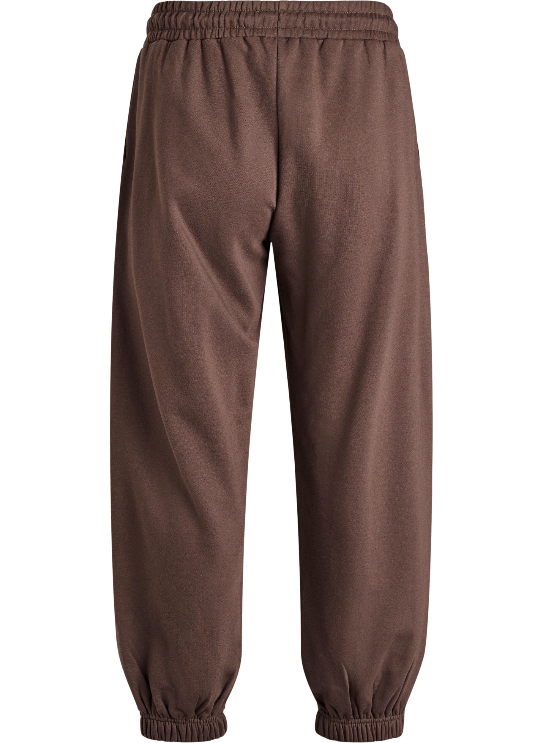 ZizziHoch taillierte Sweatpants mit Taschen, Braun, Packshot image number 1