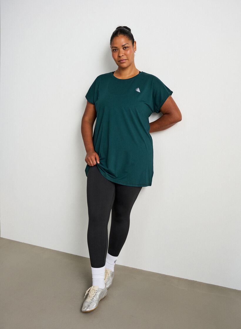 Langes Trainingsshirt, Gr&uuml;n, Model image number 1