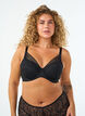 Spitzen-BH mit gepolsterten Cups, Schwarz, Model image number 0