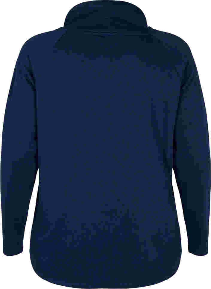 Sweatshirt mit hohem Kragen, Navy Blazer, Packshot image number 1