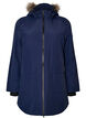 Wasserdichter Parka mit Kapuze, Blau, Packshot image number 0