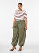 Ballonhose mit Taschen und elastischem Bund, Gr&uuml;n, Model image number 0