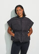 Steppweste mit verstellbarer Taille, Schwarz, Model image number 0