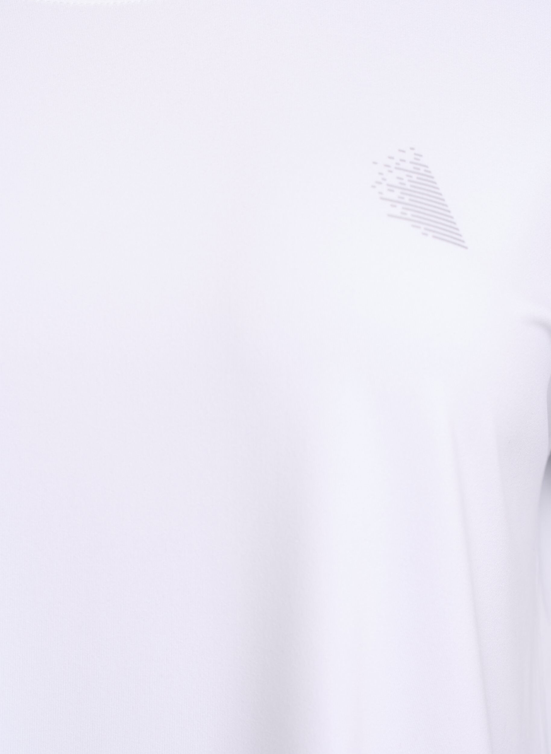 ZizziEinfarbiges Trainings-T-Shirt, Wei&szlig;, Packshot image number 2