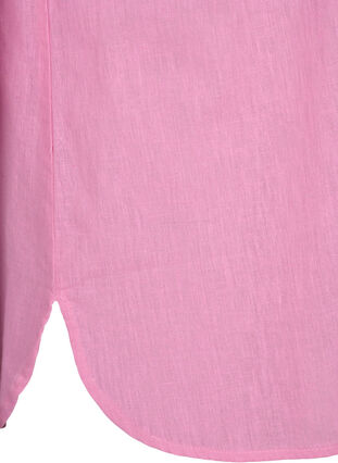 Hemdbluse mit Knopfverschluss aus Baumwoll-/Leinengemisch, Rosebloom, Packshot image number 3