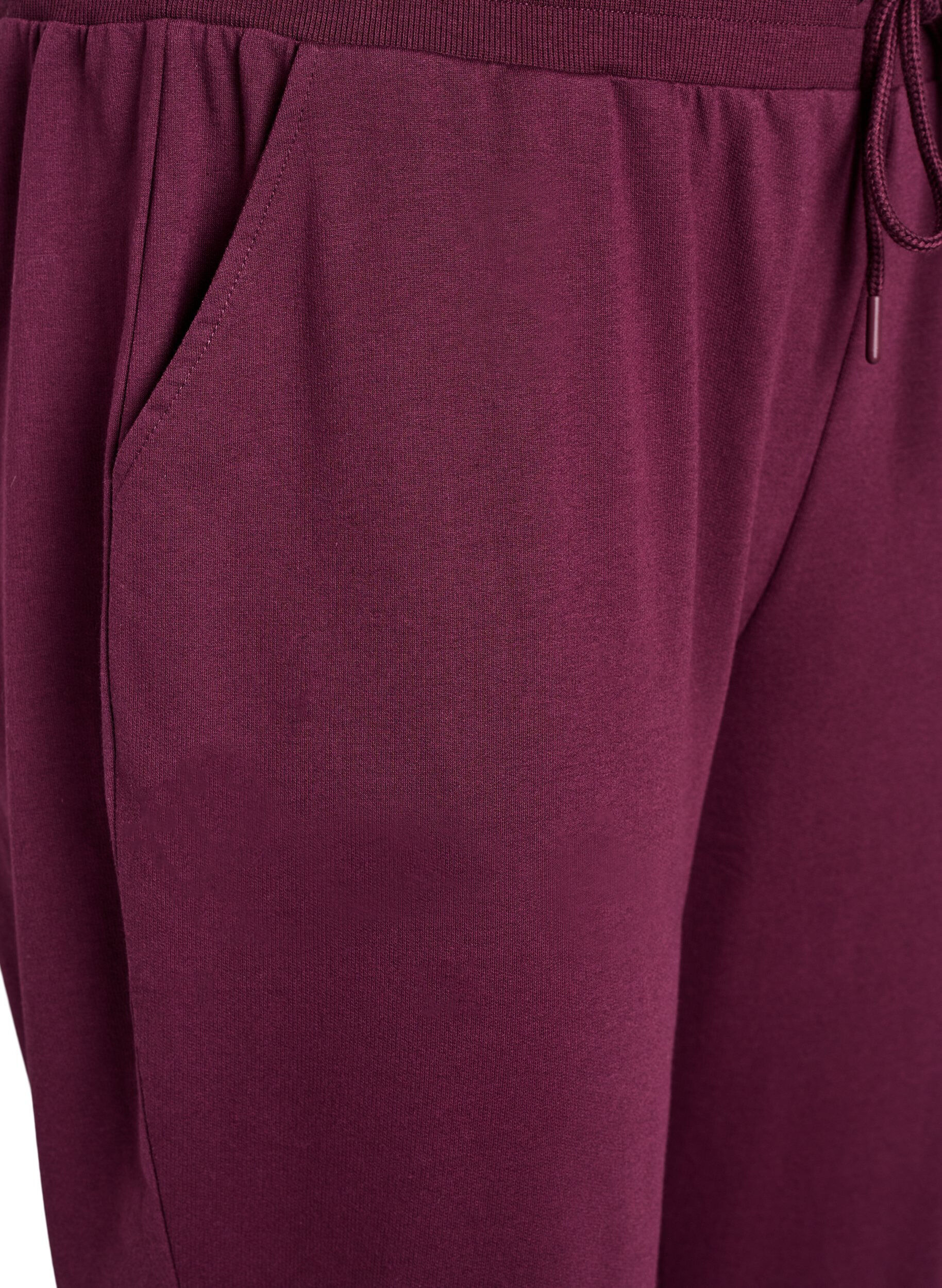 ZizziLockere Trainingshose mit Taschen, Rot, Packshot image number 2