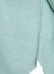 Bluse aus Leinen und Viskose mit 3/4-&Auml;rmeln, Gr&uuml;n, Packshot image number 3