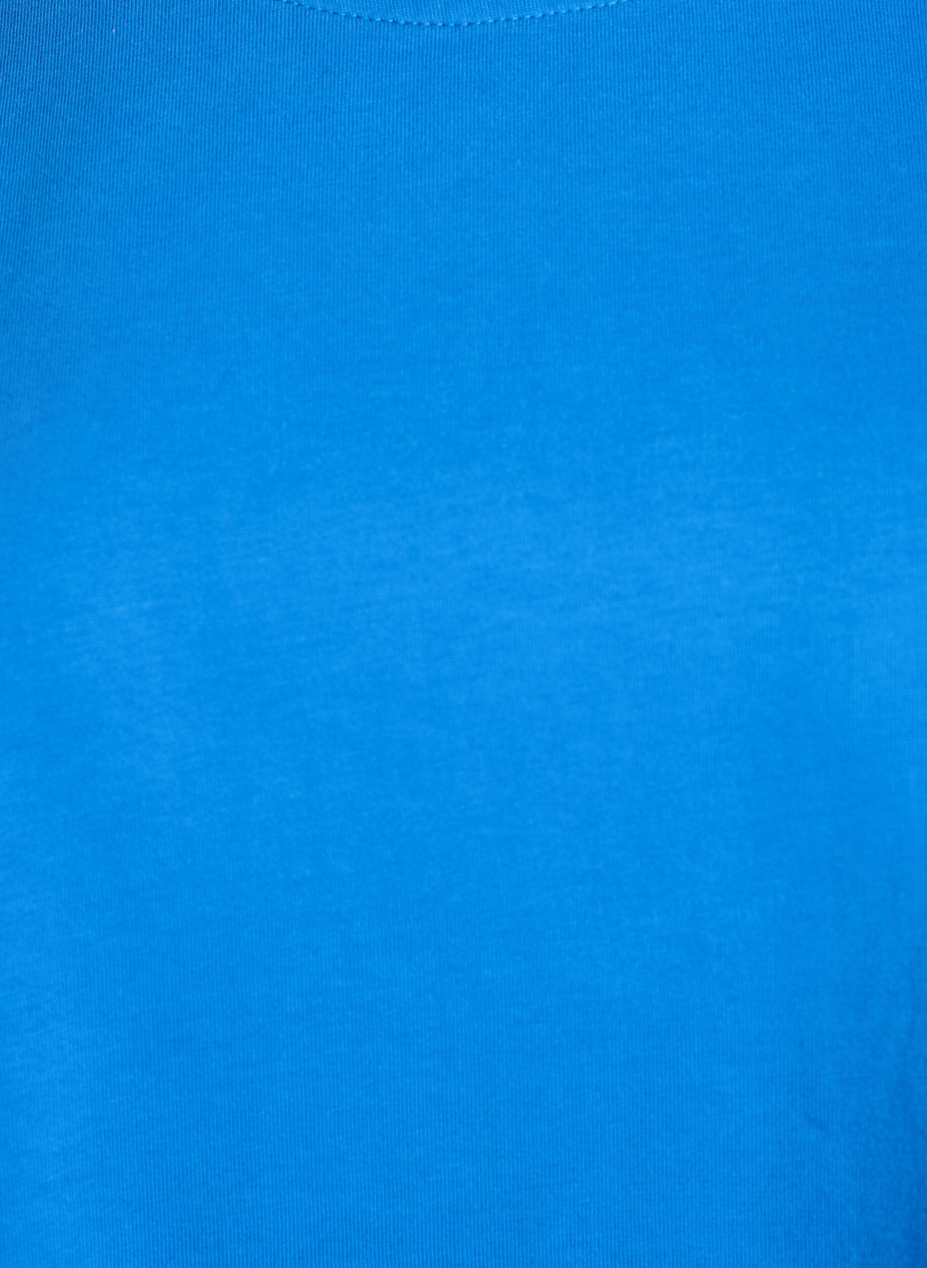 ZizziOversize-T-Shirt mit halben &Auml;rmeln, Blau, Packshot image number 2