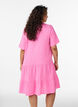 Kurzes A-Linien-Kleid aus Baumwollmusselin, Pink, Model image number 2