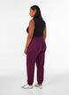 Hoch taillierte Sweatpants mit Kordelzug, Lila, Model image number 1