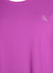 Einfarbiges Trainings-T-Shirt, Lila, Packshot image number 2